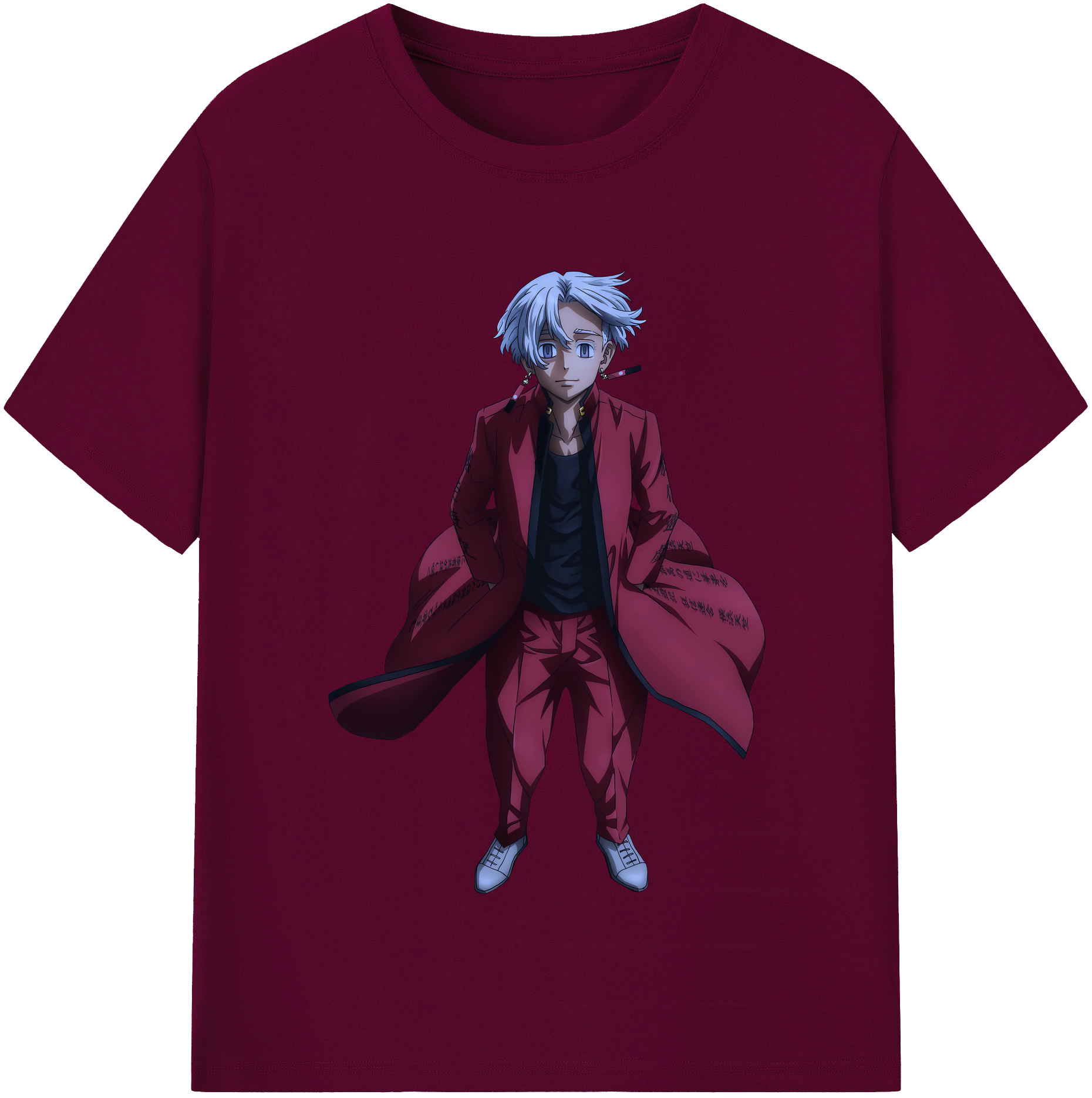 （画像用） 東京リベンジャーズ Tokyo Revengers レディースカジュアルプリントTシャツ（綿100％）